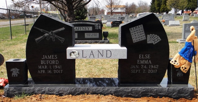 double headstone designs